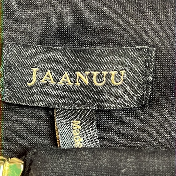 JAANUU Boot cut Goal zipper side pockets black pants SZ M - Picture 7 of 12